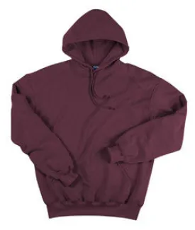1254 Badger Adult Blended Hooded Sweatshirt Maroon