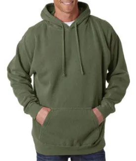 1567 Chouinard Adult Hooded Blended Sweatshirt Sage Dirdye