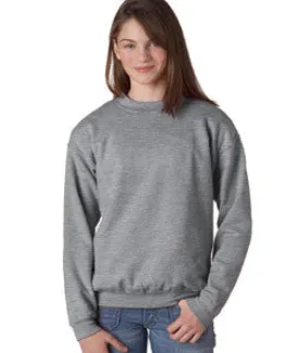 18000B Gildan Youth Heavy BlendCrew Neck Sweatshirt Sport Grey (50/50)