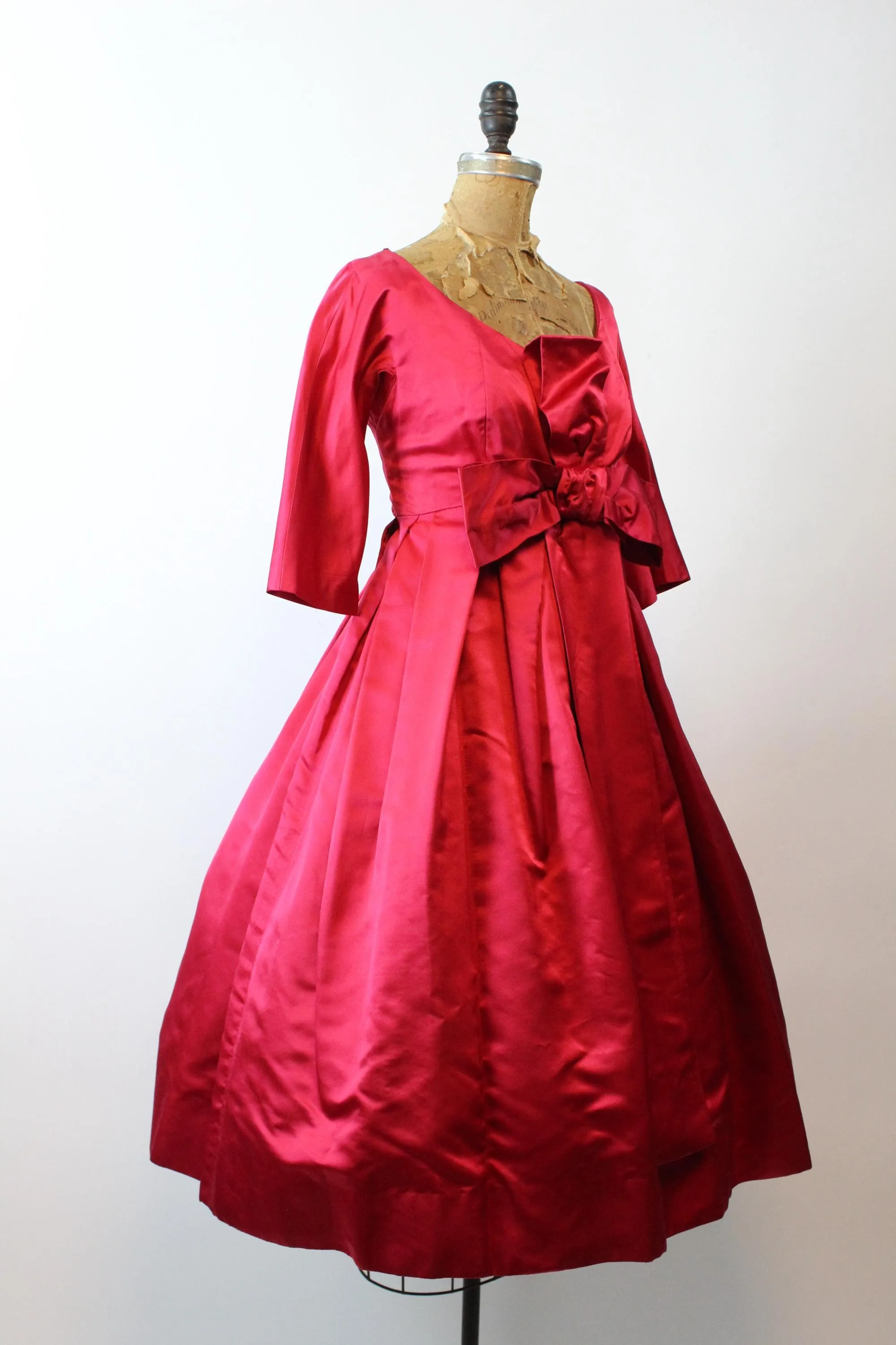 1950s 1958 documented SUZY PERETTE Dior dress small | new fall winter