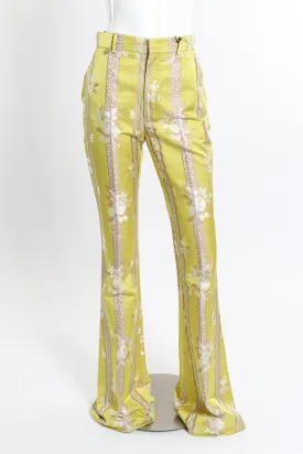 2017 S/S Floral Brocade Bell Bottoms