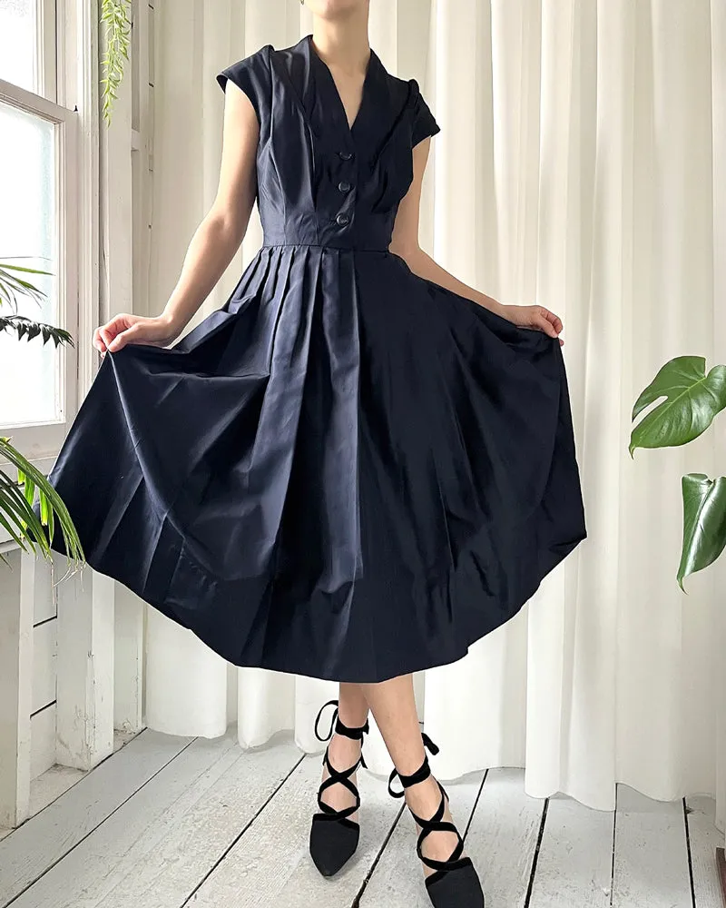 50s Christian Dior Silk Dress | S