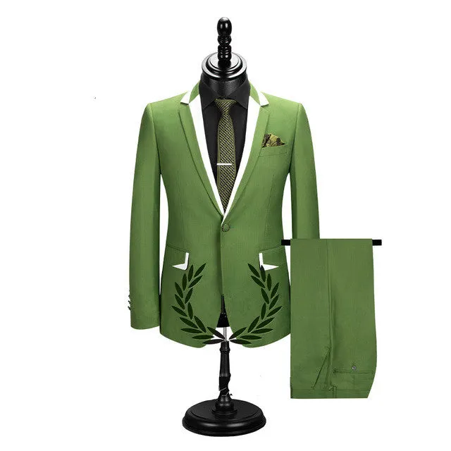 Amazing Slim Fit Notched Lapel Men's Prom Suits
