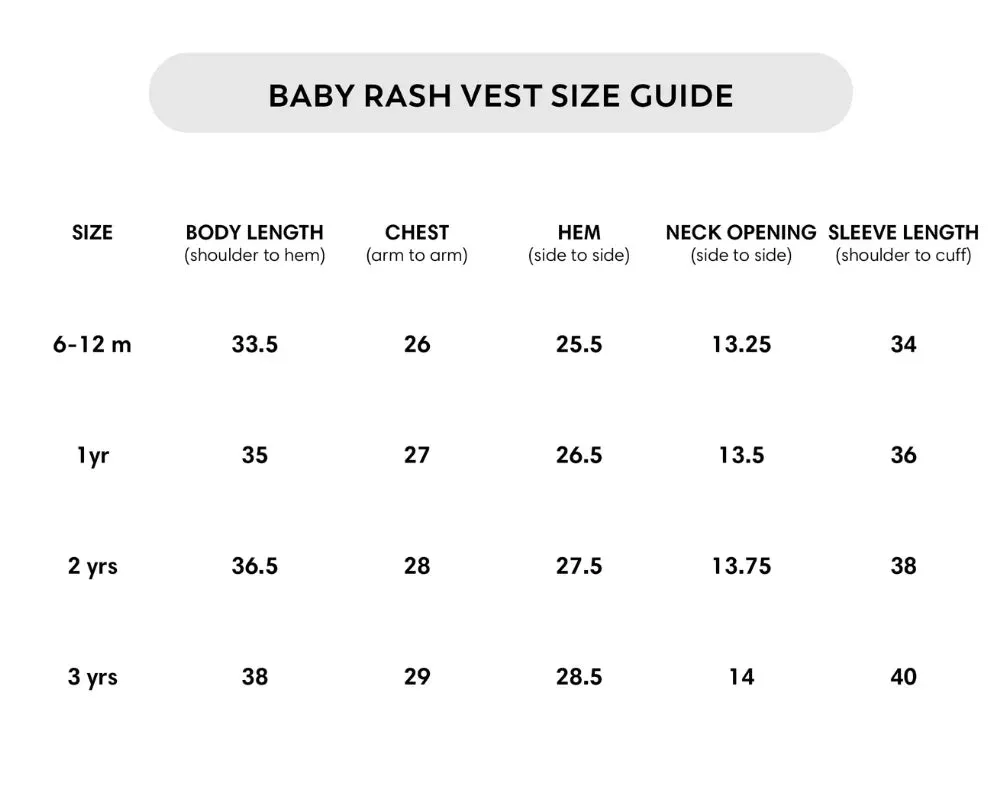 Baby Rash Vest - Seaside