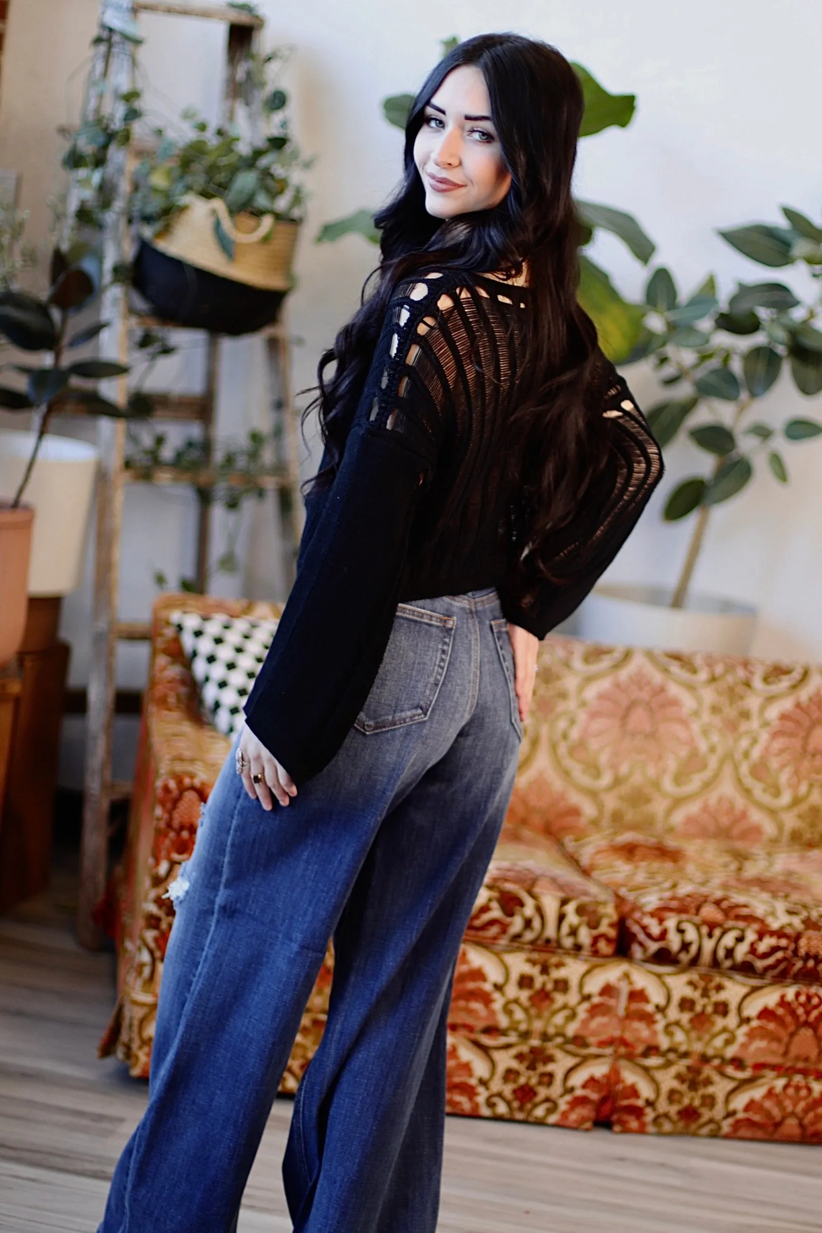 Benni Wide Leg Blue Jeans