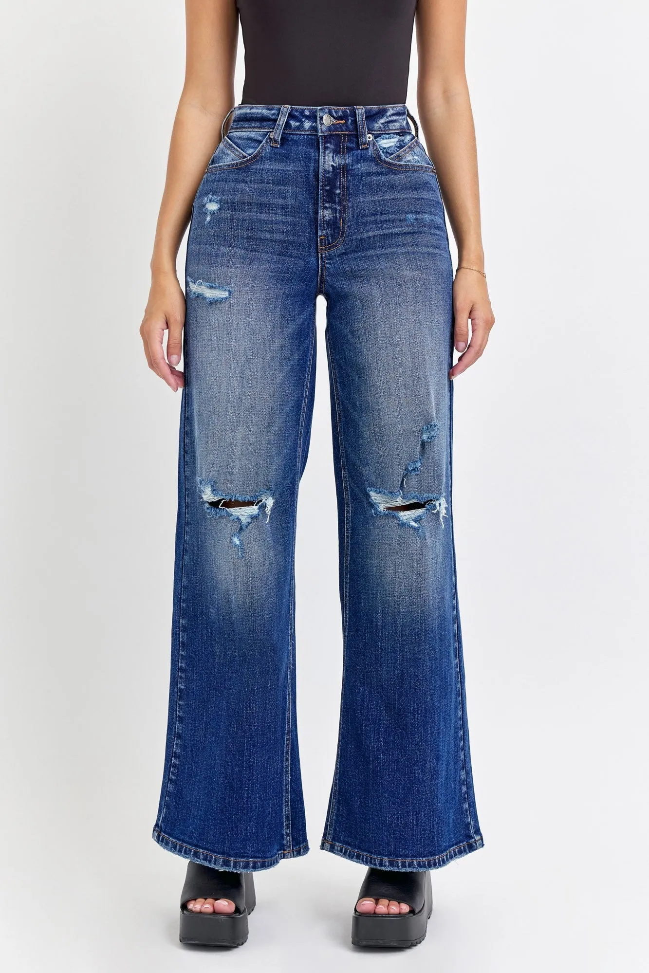 Benni Wide Leg Blue Jeans