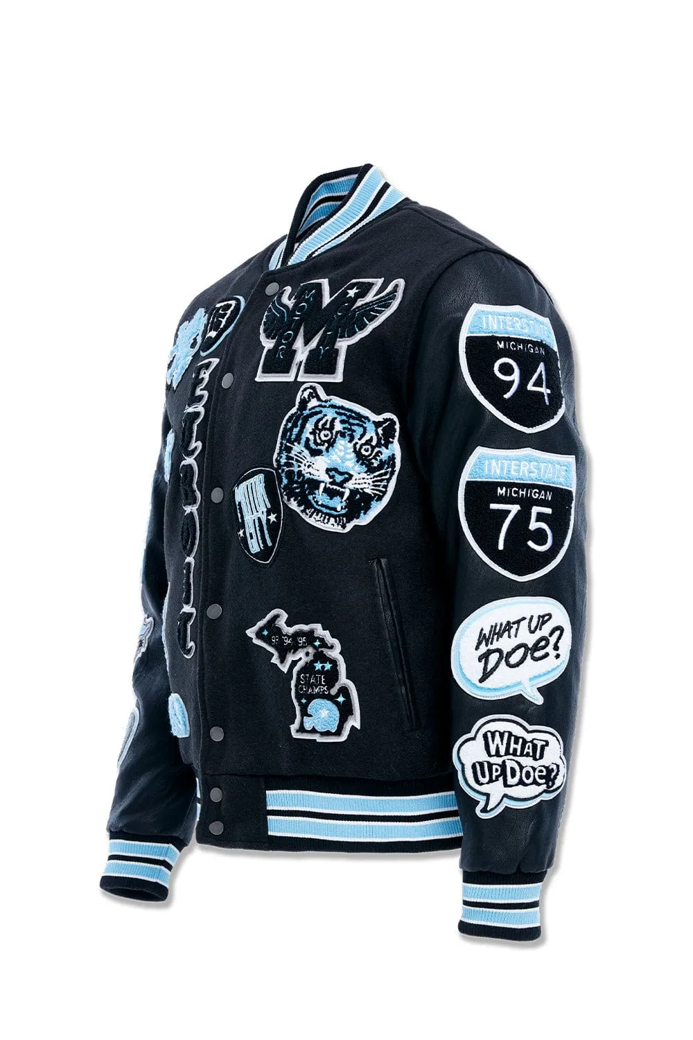 Big Men's Motown Varsity Jacket (Lion)