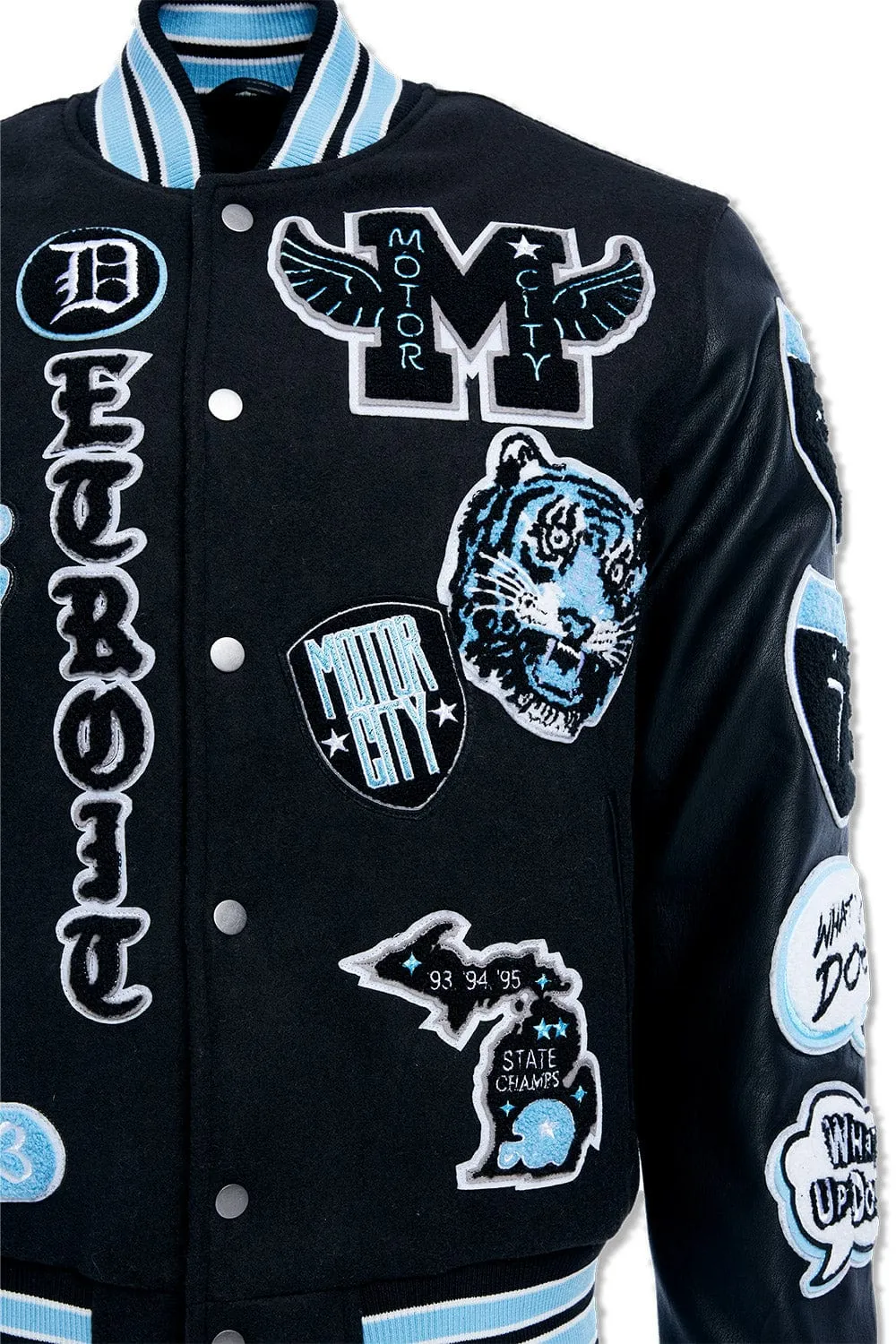 Big Men's Motown Varsity Jacket (Lion)
