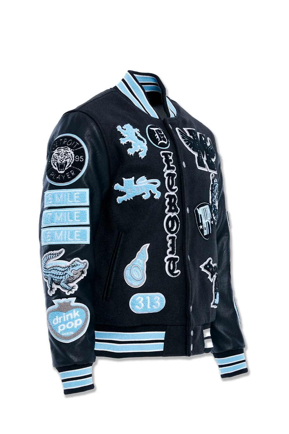 Big Men's Motown Varsity Jacket (Lion)