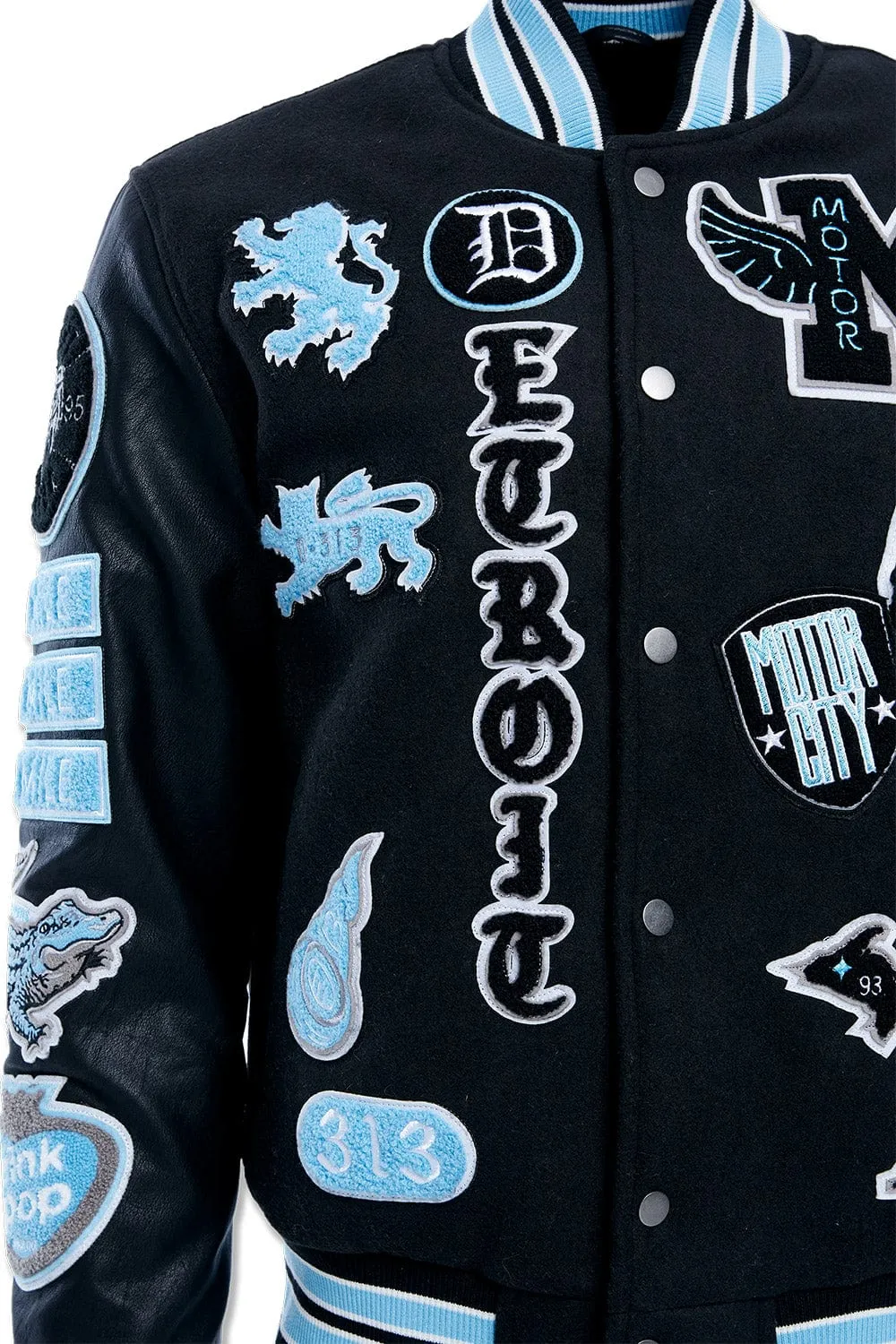 Big Men's Motown Varsity Jacket (Lion)