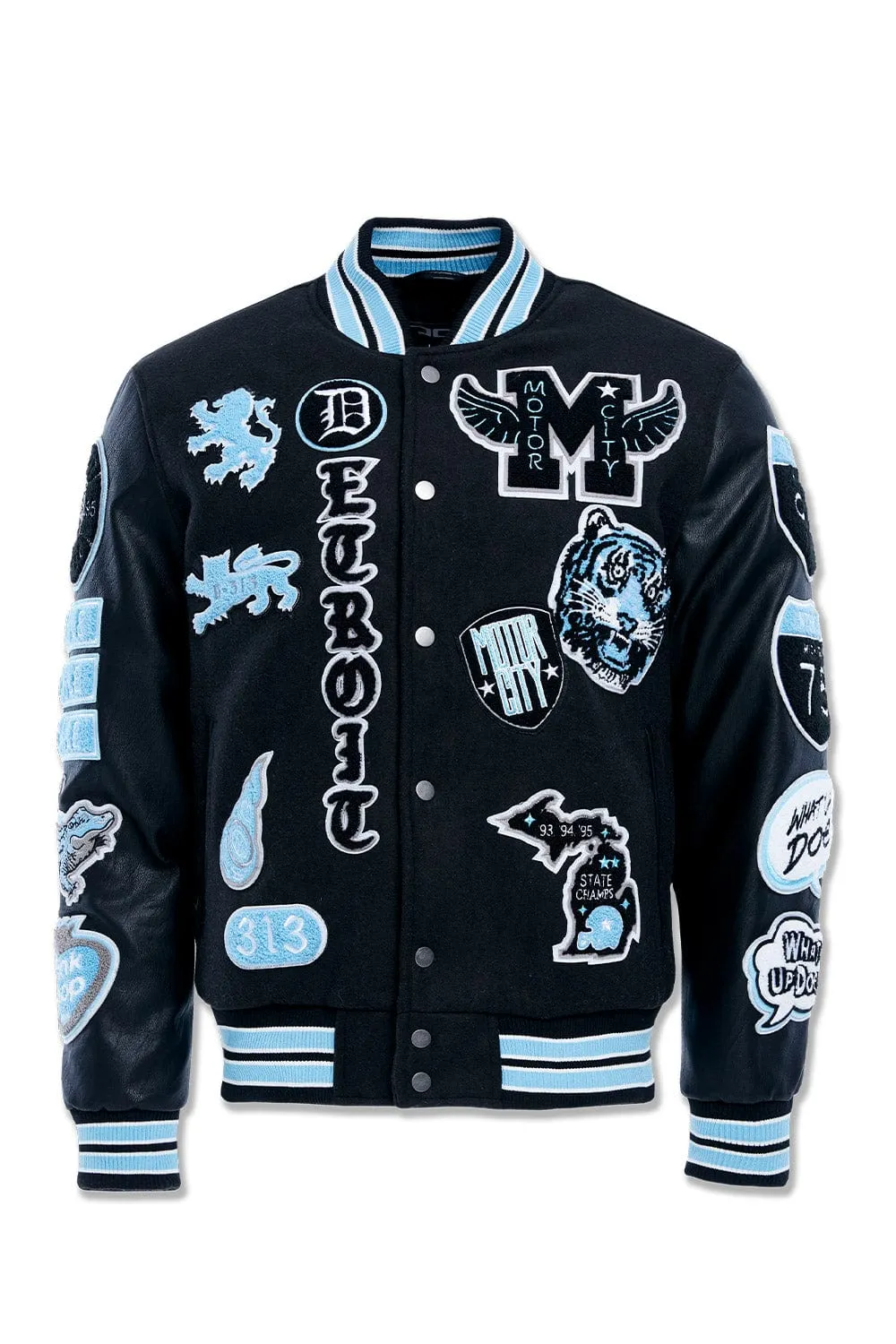 Big Men's Motown Varsity Jacket (Lion)