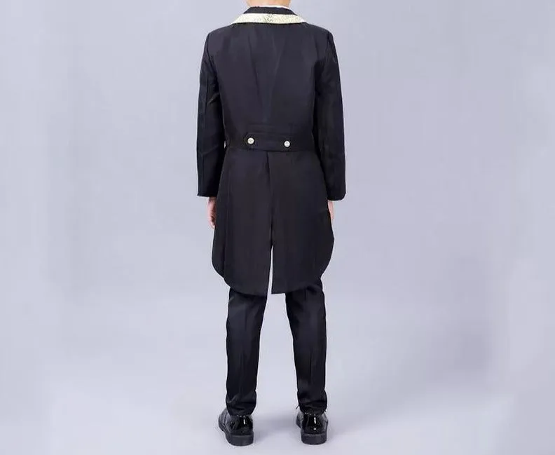 Boys formal wedding Tuxedo long tail suit
