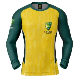 Cricket Australia 'Bronte' Rash Vest - Rashie - Shirt - UPF 50  - LS - Adult