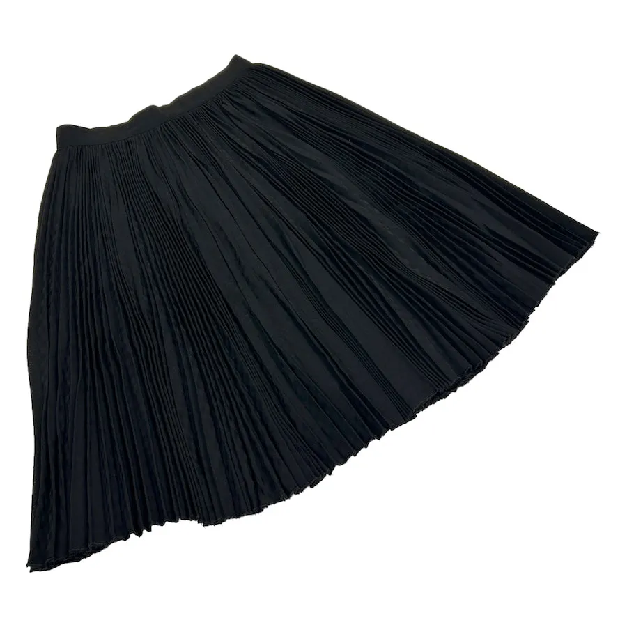 DIOR BLACK PLEATED SKIRT