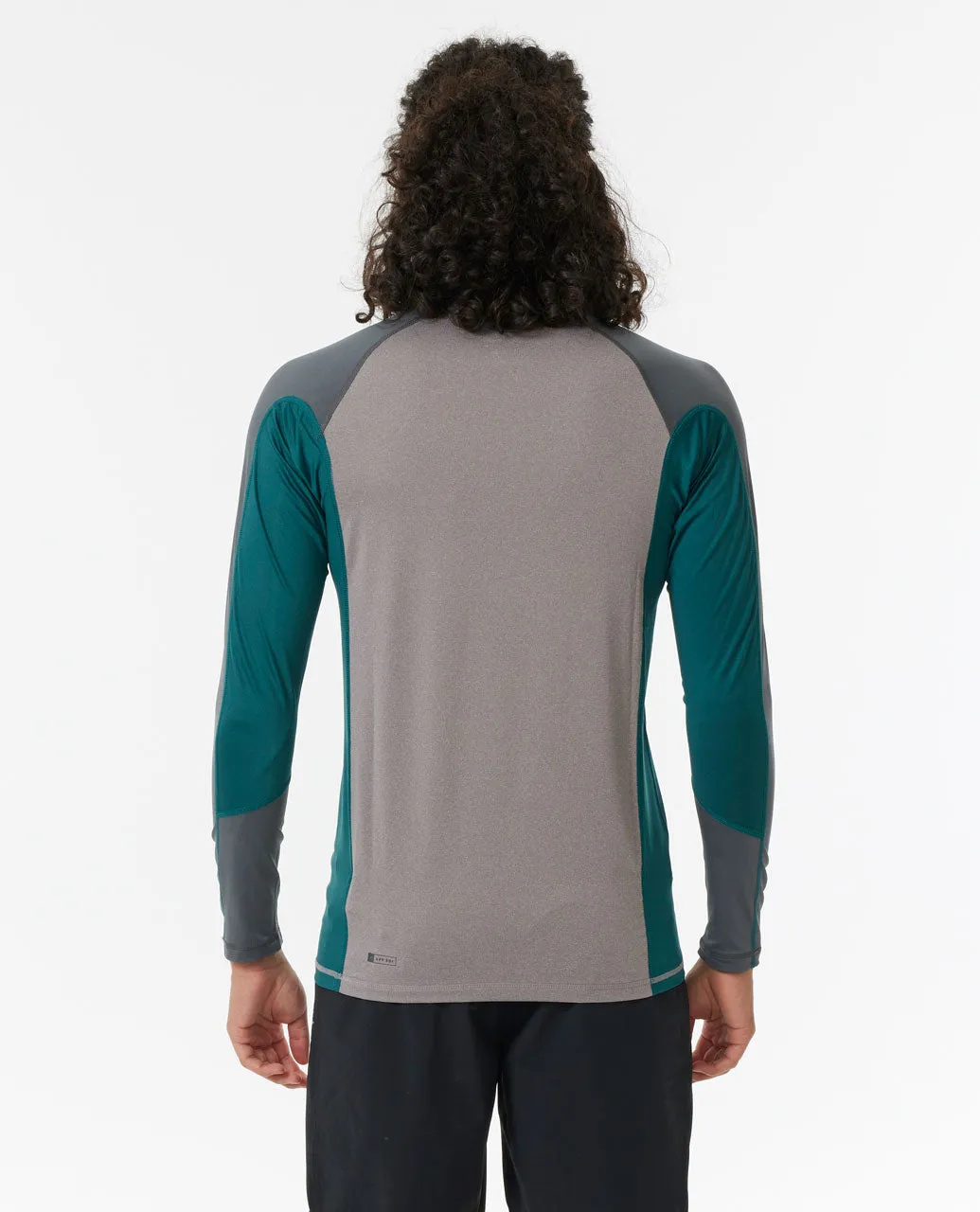 Drive UV Long Sleeve Rash Vest - Grey Marle