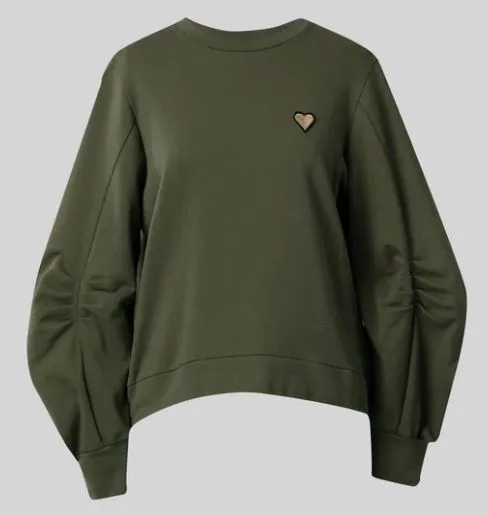 Emily Lovelock Jemma Sweatshirt Sea Kelp