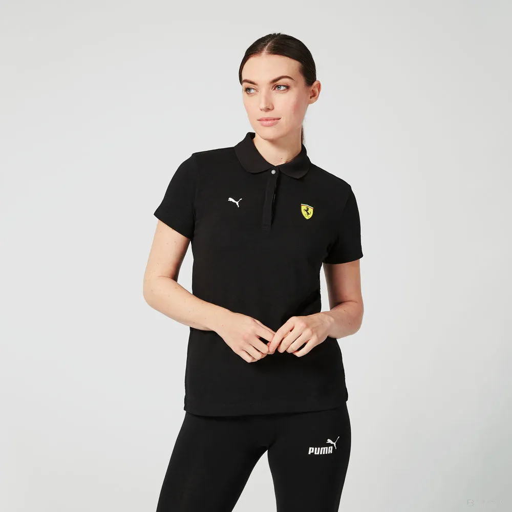 Ferrari Womens Polo, Classic, Black, 2021