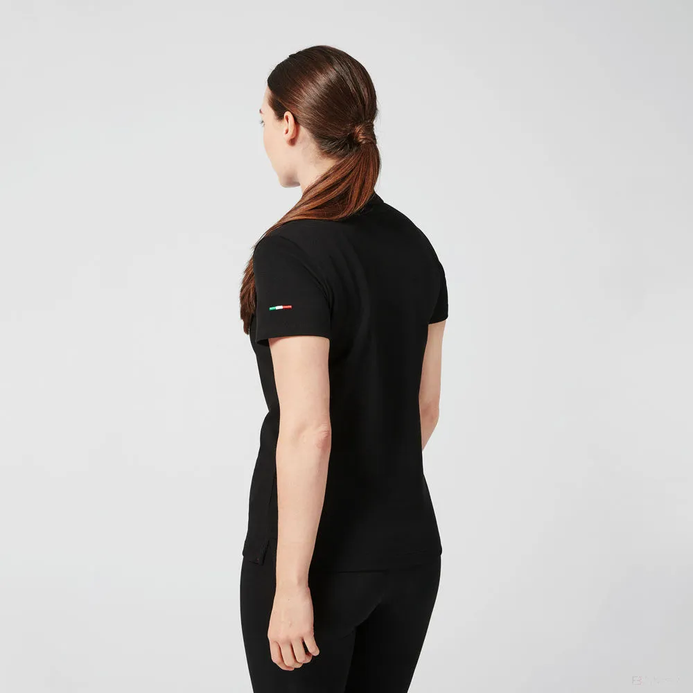 Ferrari Womens Polo, Classic, Black, 2021