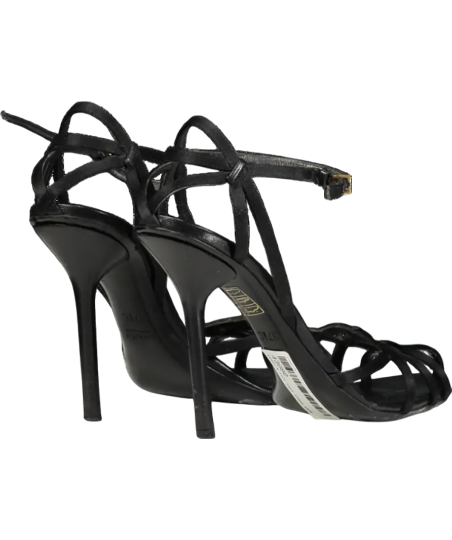 Gucci Black Cage Toe Heeled Sandals UK 4.5 EU 37.5 👠