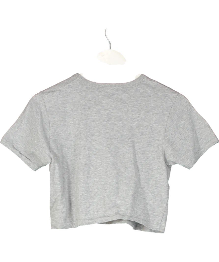 Gucci Black Cropped T-shirt With Crystal G Logo UK XS