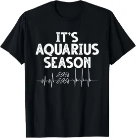 January February birthday astrology Aquarius Zodiac sign T-Shirt