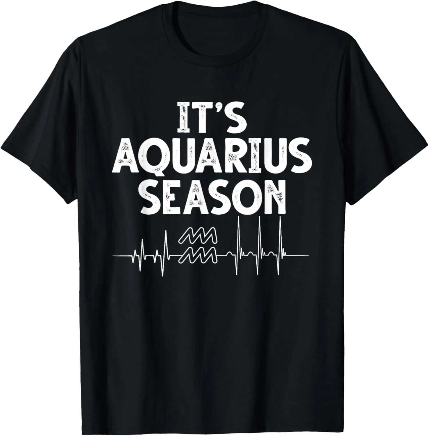January February birthday astrology Aquarius Zodiac sign T-Shirt