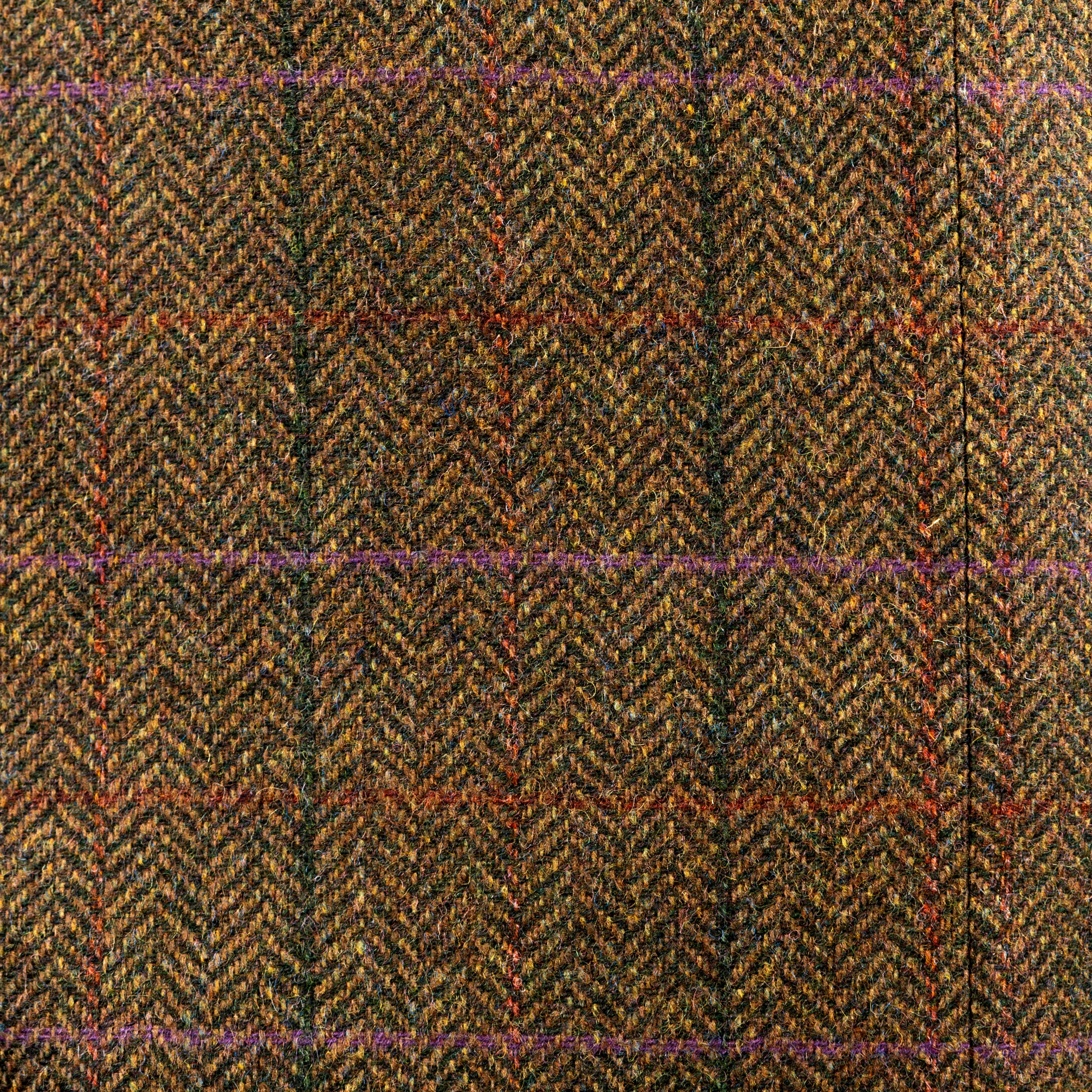 MacBeth 3pc Suit in Moss HB Multi Check