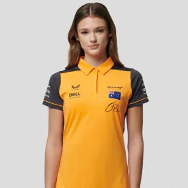 McLaren Womens Polo, Daniel Ricciardo Team, Orange, 2022