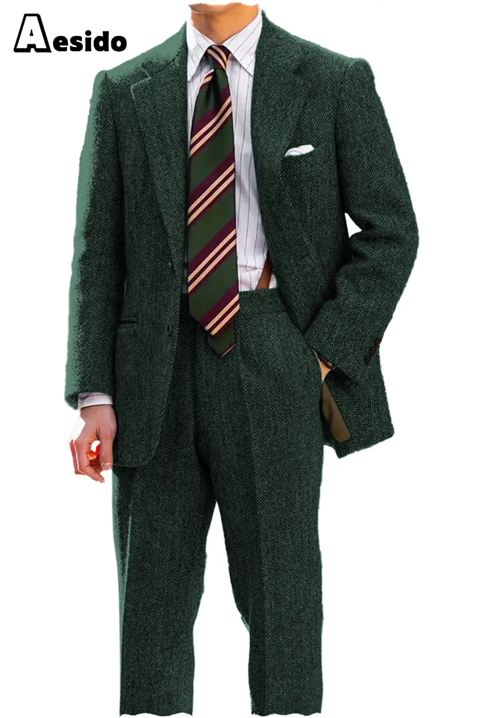 Men's Suit 2 Piece Notch Lapel Blazer（Blazer Pants）