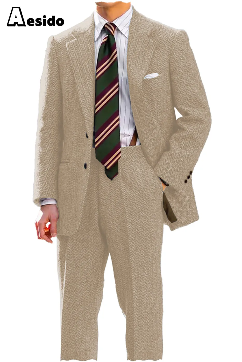Men's Suit 2 Piece Notch Lapel Blazer（Blazer Pants）