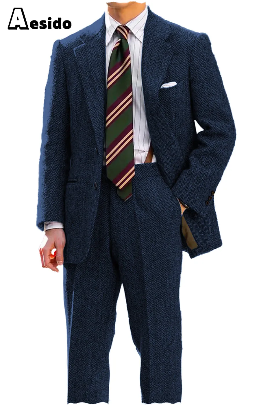 Men's Suit 2 Piece Notch Lapel Blazer（Blazer Pants）