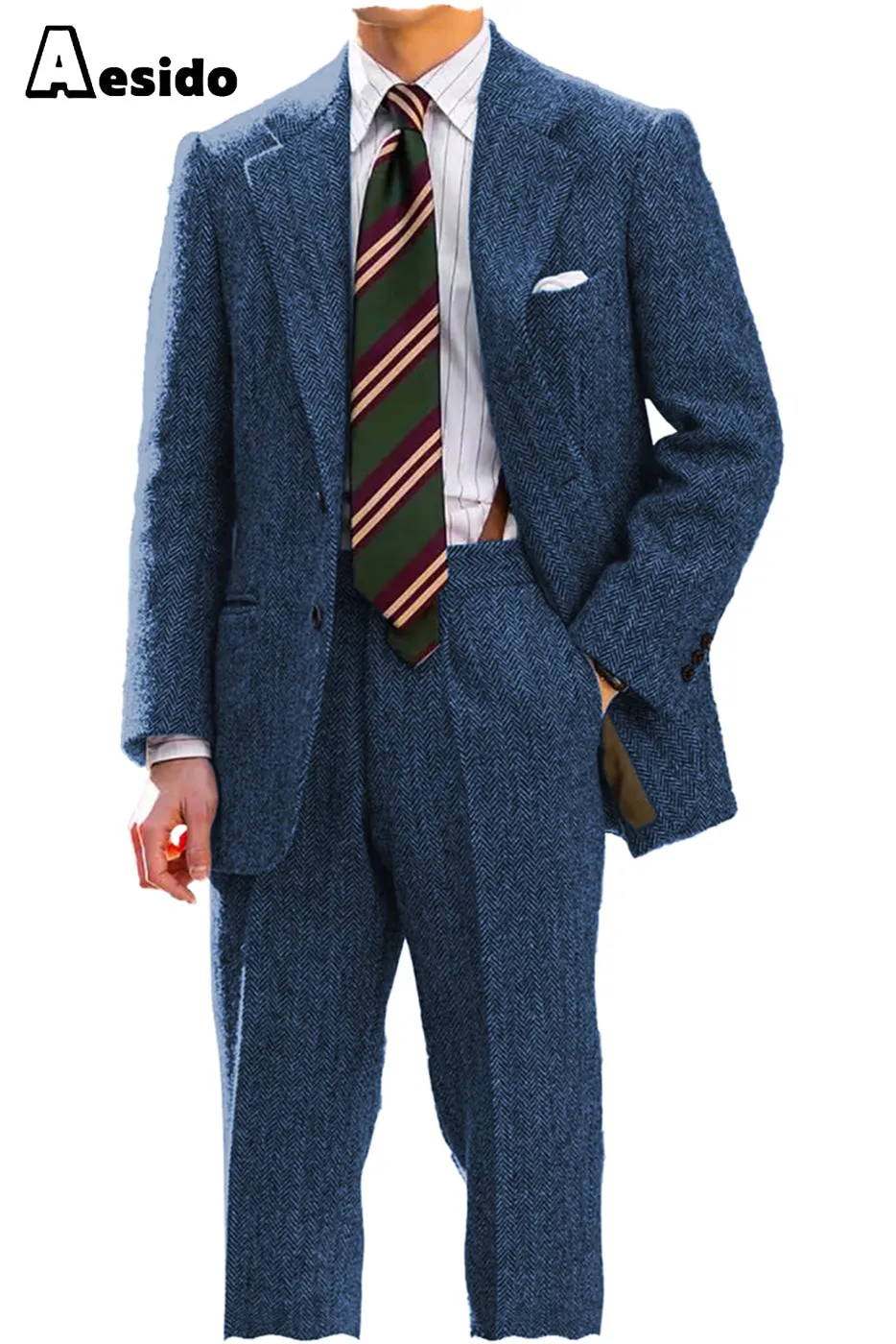 Men's Suit 2 Piece Notch Lapel Blazer（Blazer Pants）