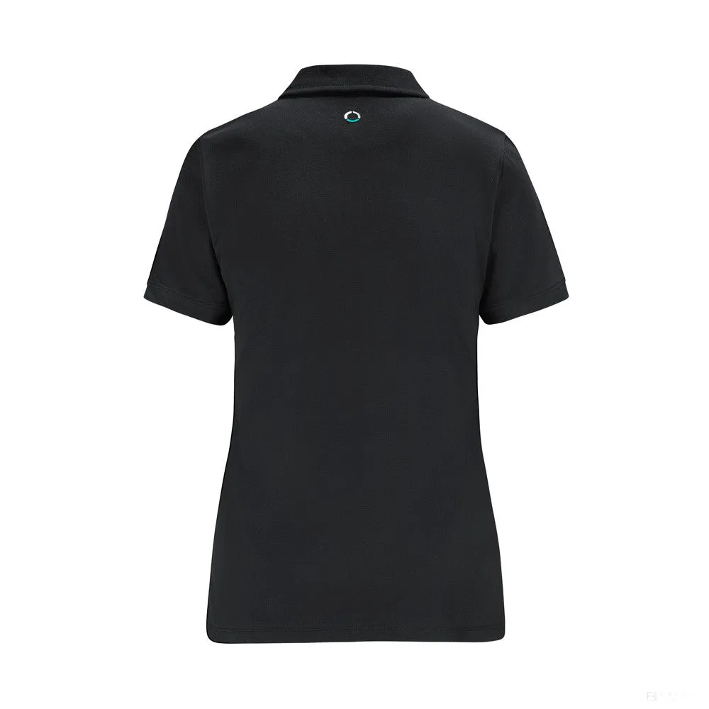 Mercedes Womens Polo, Classic, Black, 2022