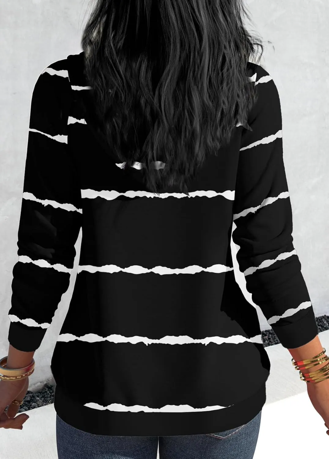 Nimsruc Zip Up Hoodies For Women Long Sleeve Casual