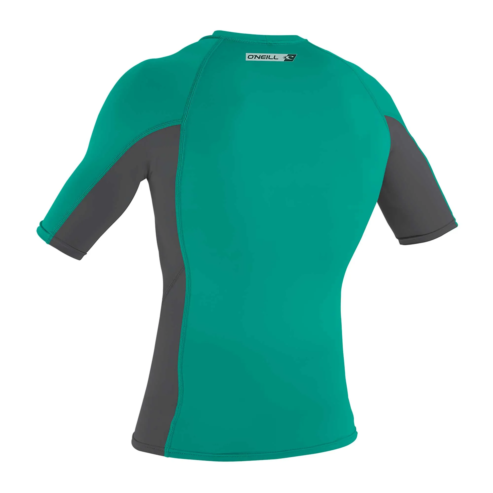 O'Neill Premium Skins Short Sleeve Men's Rash Guard - Baltic Green/ Smoke - 4169B