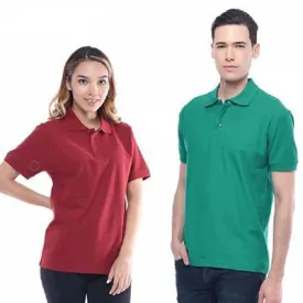 Polo T-Shirt with Matching Button