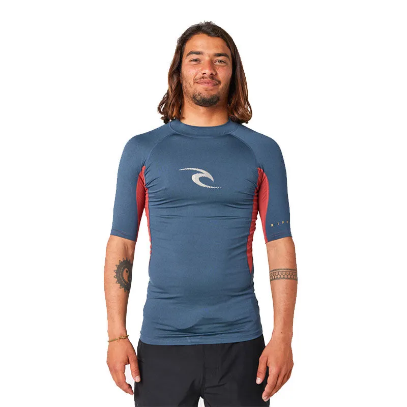 Ripcurl Waves S/S Rash Vest - Mens