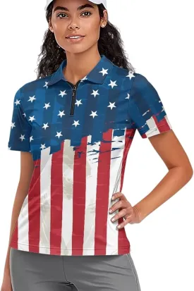 Short Sleeve Golf Shirts for Women Lightweight Moisture Wicking Tennis Shirts Women's Athletic Pullover Tops XS-2XL