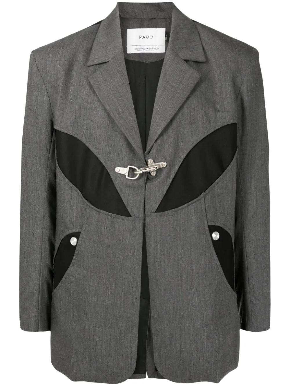 single-breasted virgin wool suit