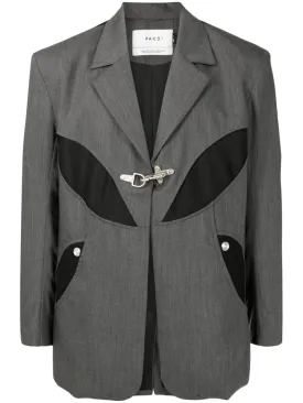 single-breasted virgin wool suit